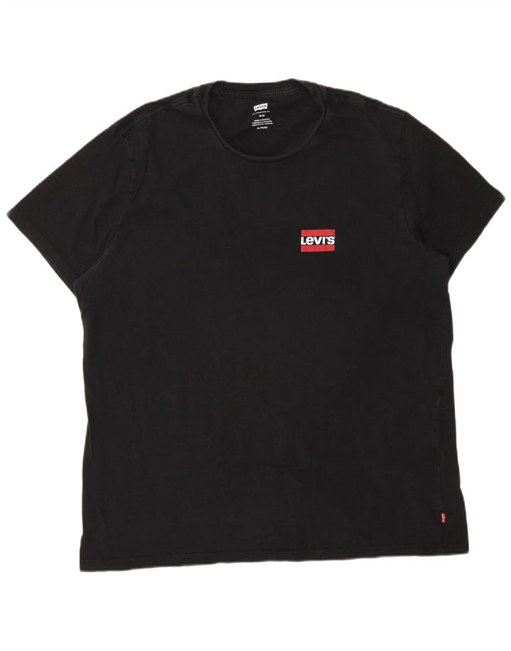 Tricou pentru bărbați Levi's Slim Top XL Negru