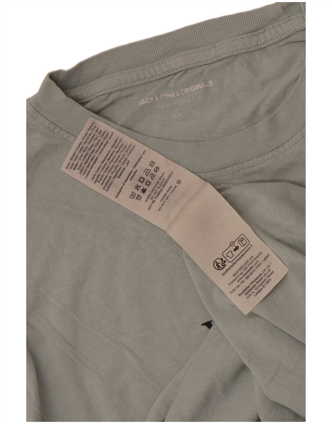 Tricou grafic Jack & Jones pentru bărbați Top din bumbac verde mediu