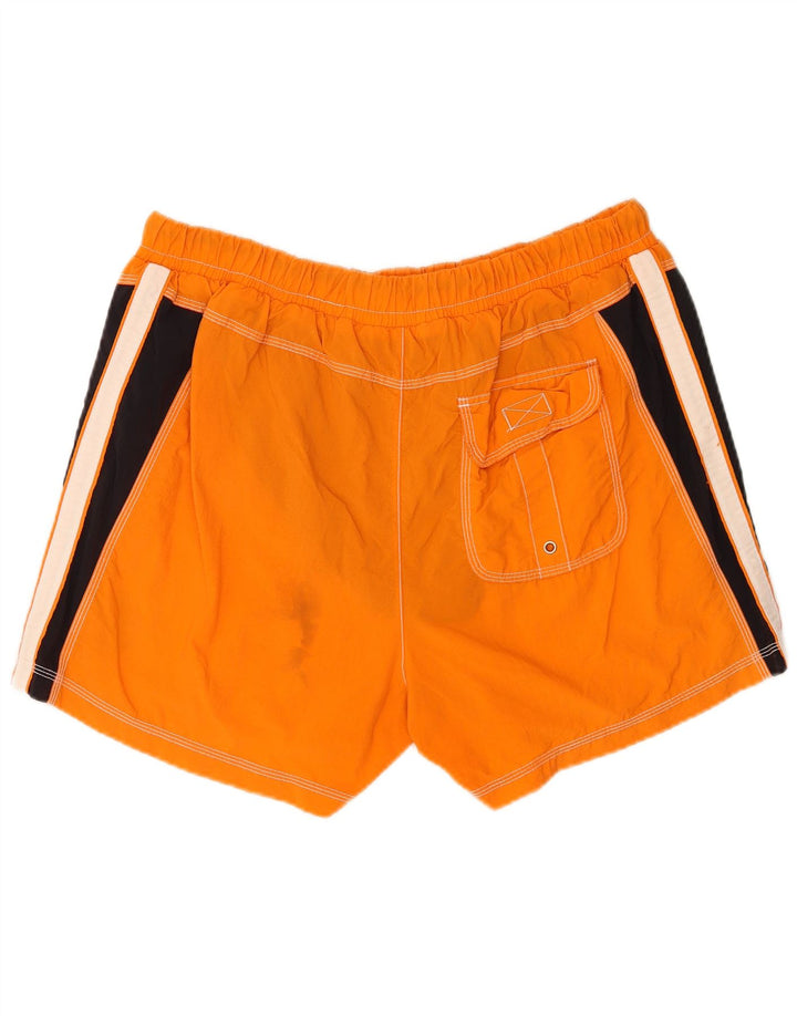Pantaloni scurți de înot obișnuiți pentru bărbați Diadora, 2XL, portocaliu, poliamidă color bloc