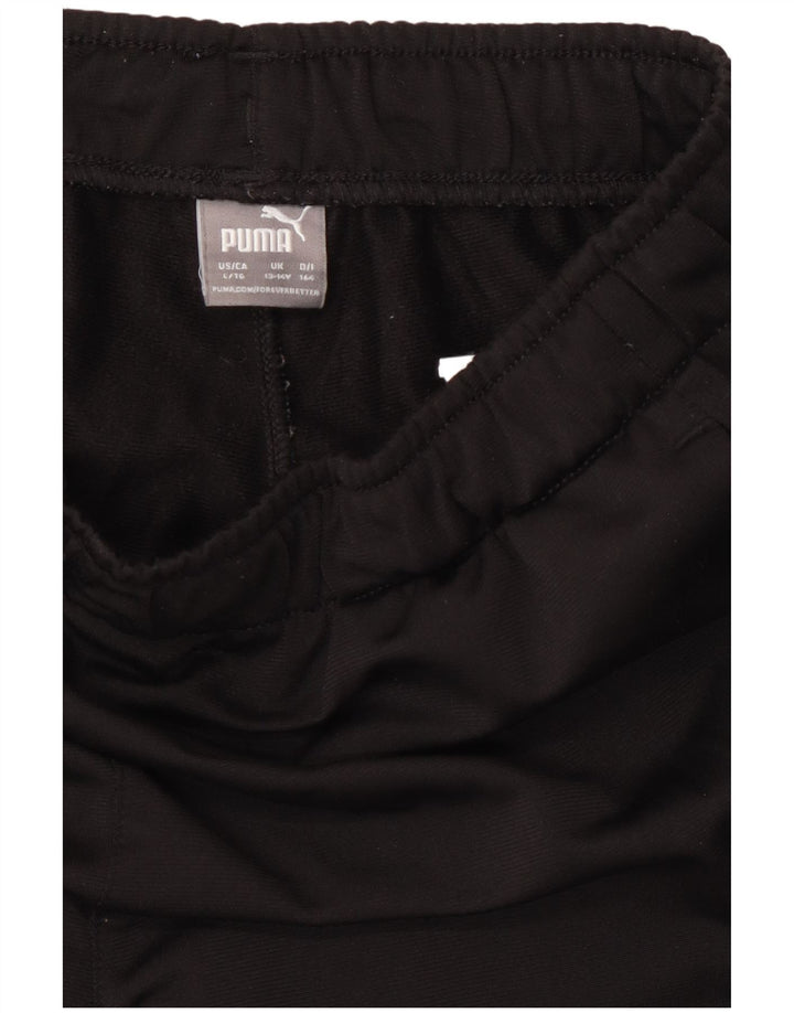 Pantaloni de trening PUMA pentru baieti 13-14 ani poliester negru