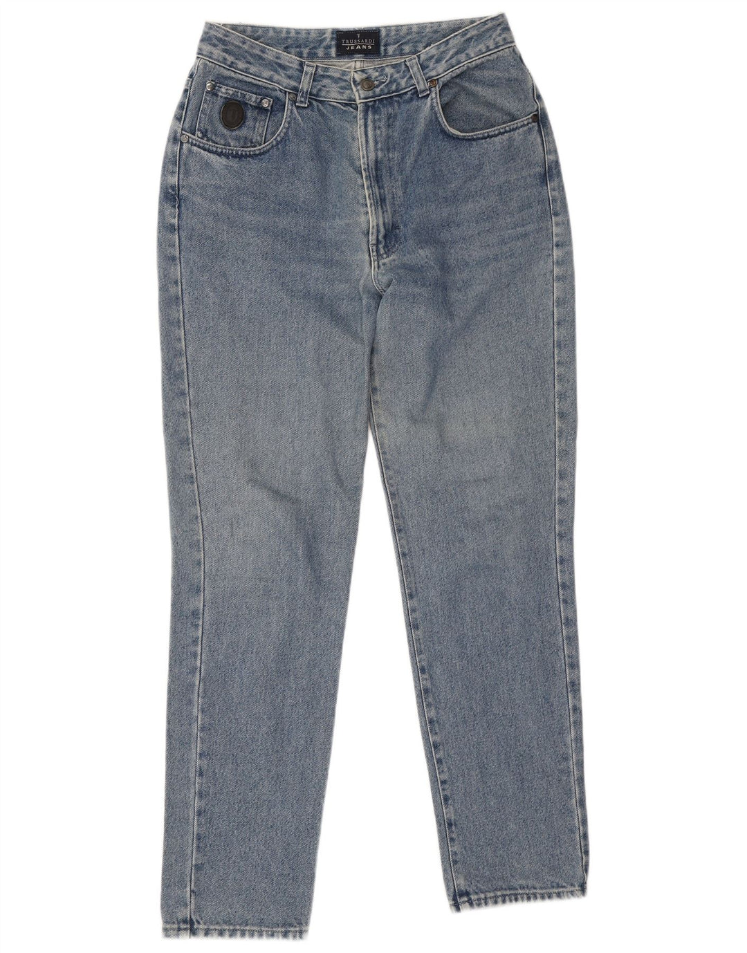 Blugi drepti pentru femei Trussardi IT 48 XL W34 L30 Bumbac albastru