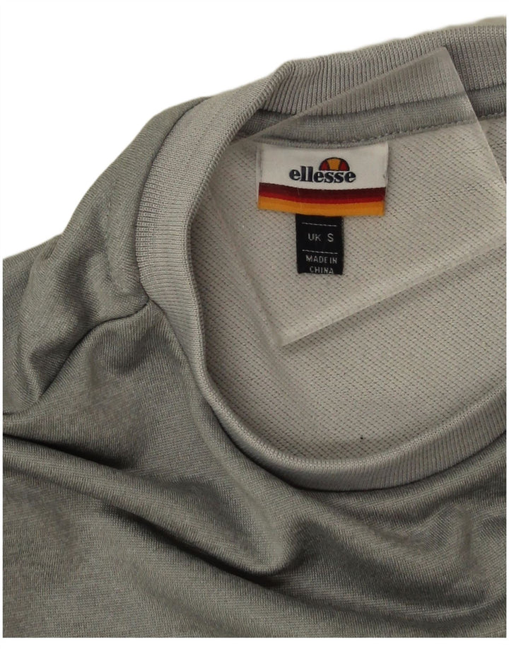 Hanorac cu grafic pentru bărbați Ellesse Pulover mic, gri, poliester color bloc