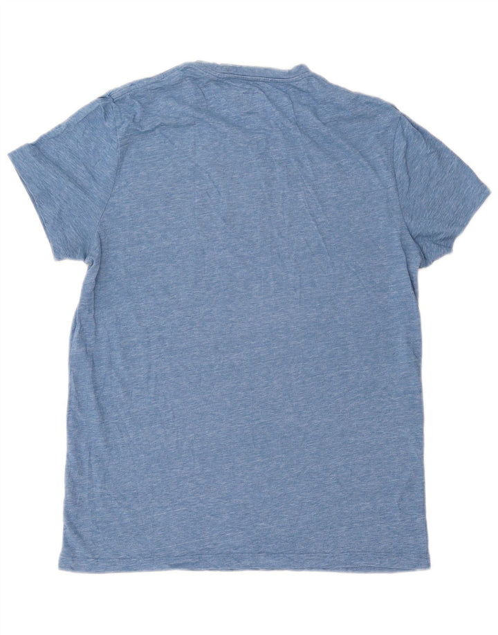 Tricou Jack Wills pentru bărbați Top mediu albastru bumbac cu pete