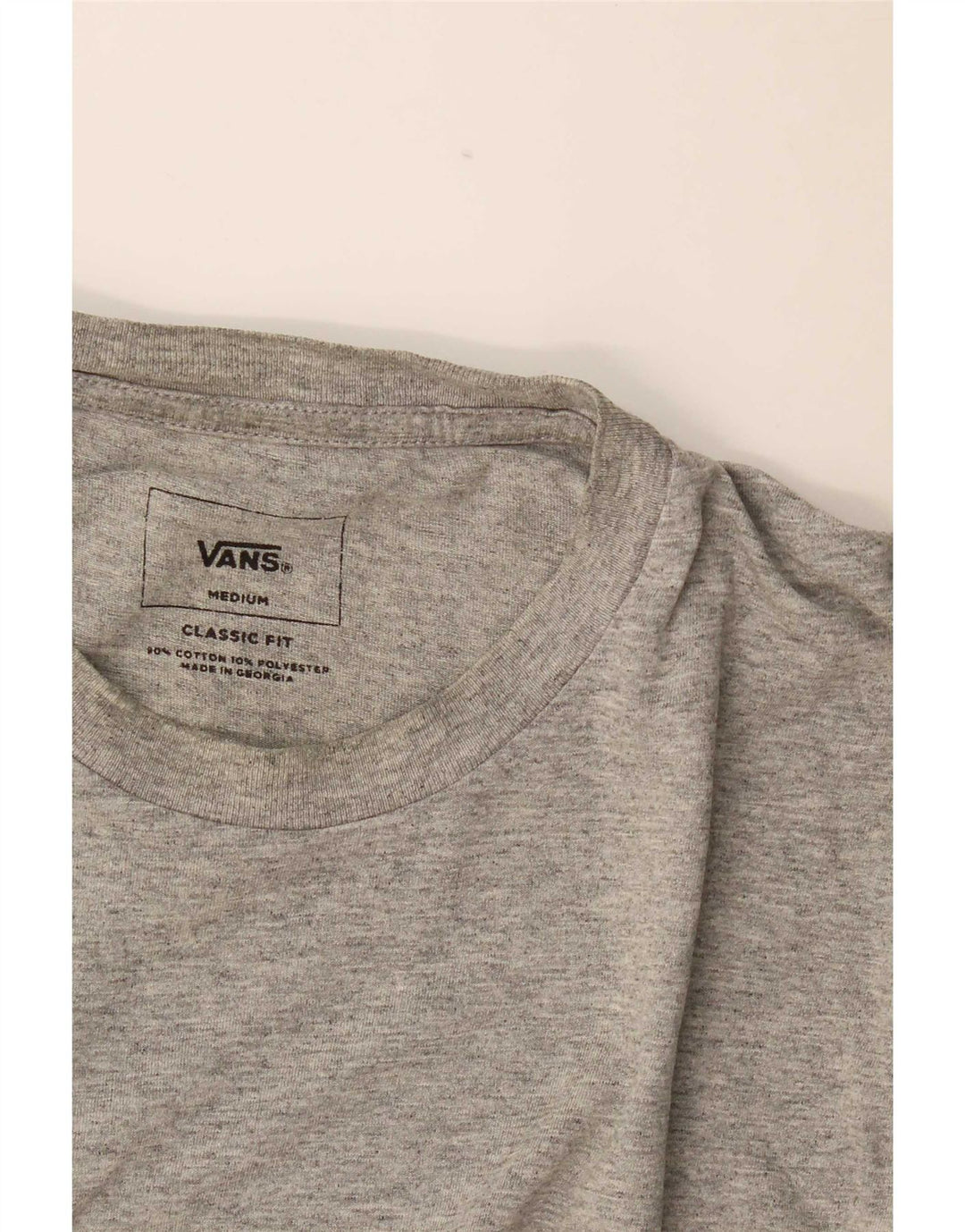 Tricou pentru bărbați Vans Classic Fit Top din bumbac gri mediu