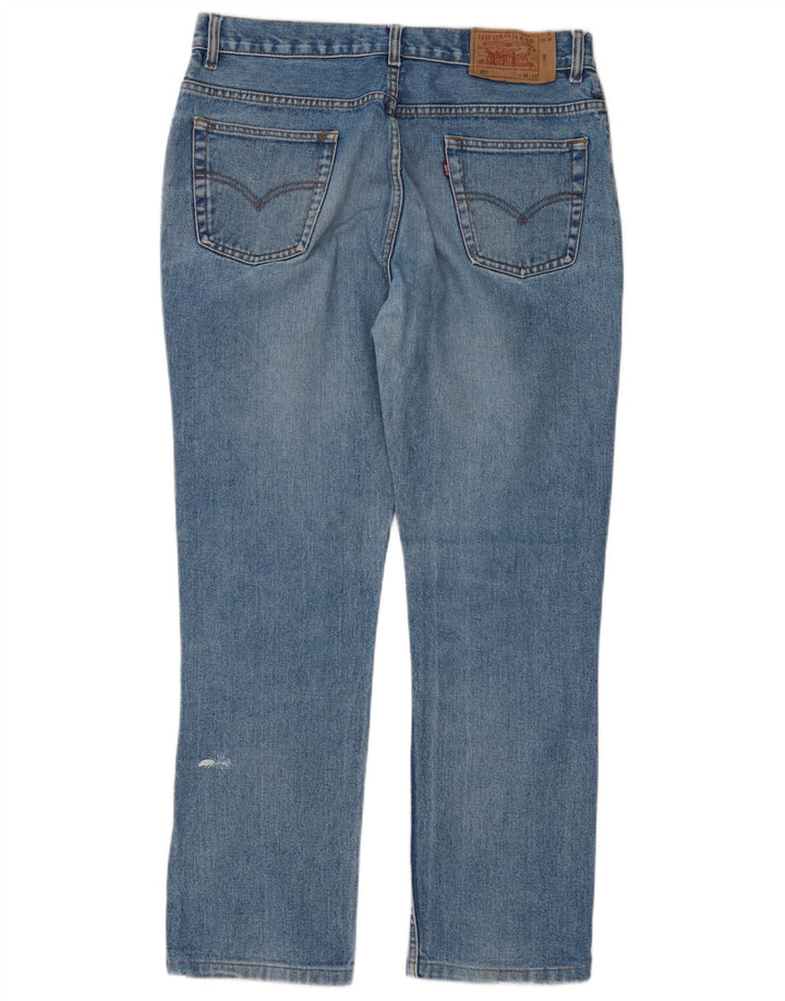 Blugi drepti pentru bărbați Levi's 501 W36 L32 Bumbac albastru