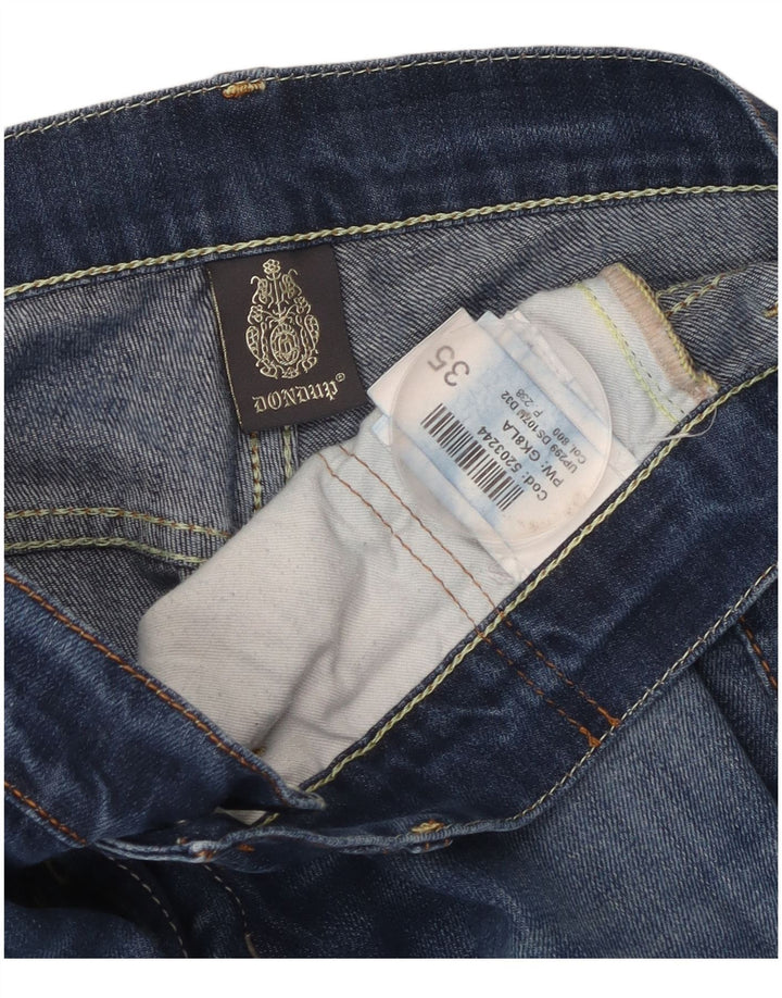 Dondup blugi slim pentru bărbați W35 L30 poliester albastru