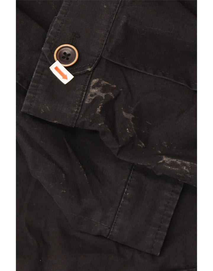 Geacă Bomber pentru bărbați Marks & Spencer Autograph UK 42 XL, bumbac negru