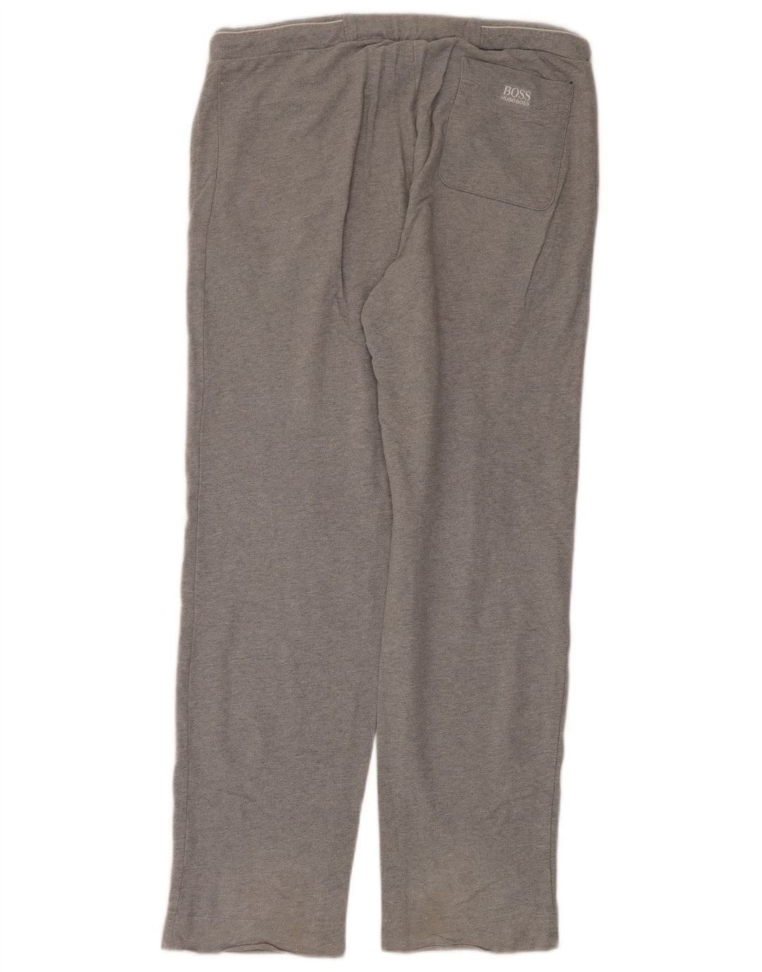 Pantaloni de trening pentru bărbați Hugo Boss, bumbac gri mediu