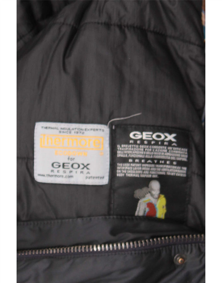 Jachetă căptușită pentru bărbați Geox Respira UK 40 Large Black