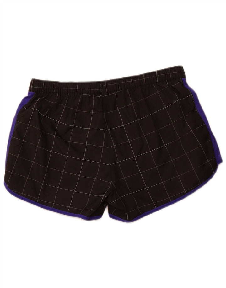 Pantaloni scurți sport ADIDAS pentru femei UK 10 Small Black Check