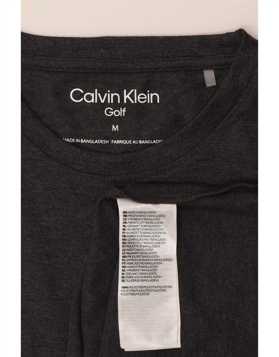 Tricou Calvin Klein pentru bărbați Top Medium Gri Poliester