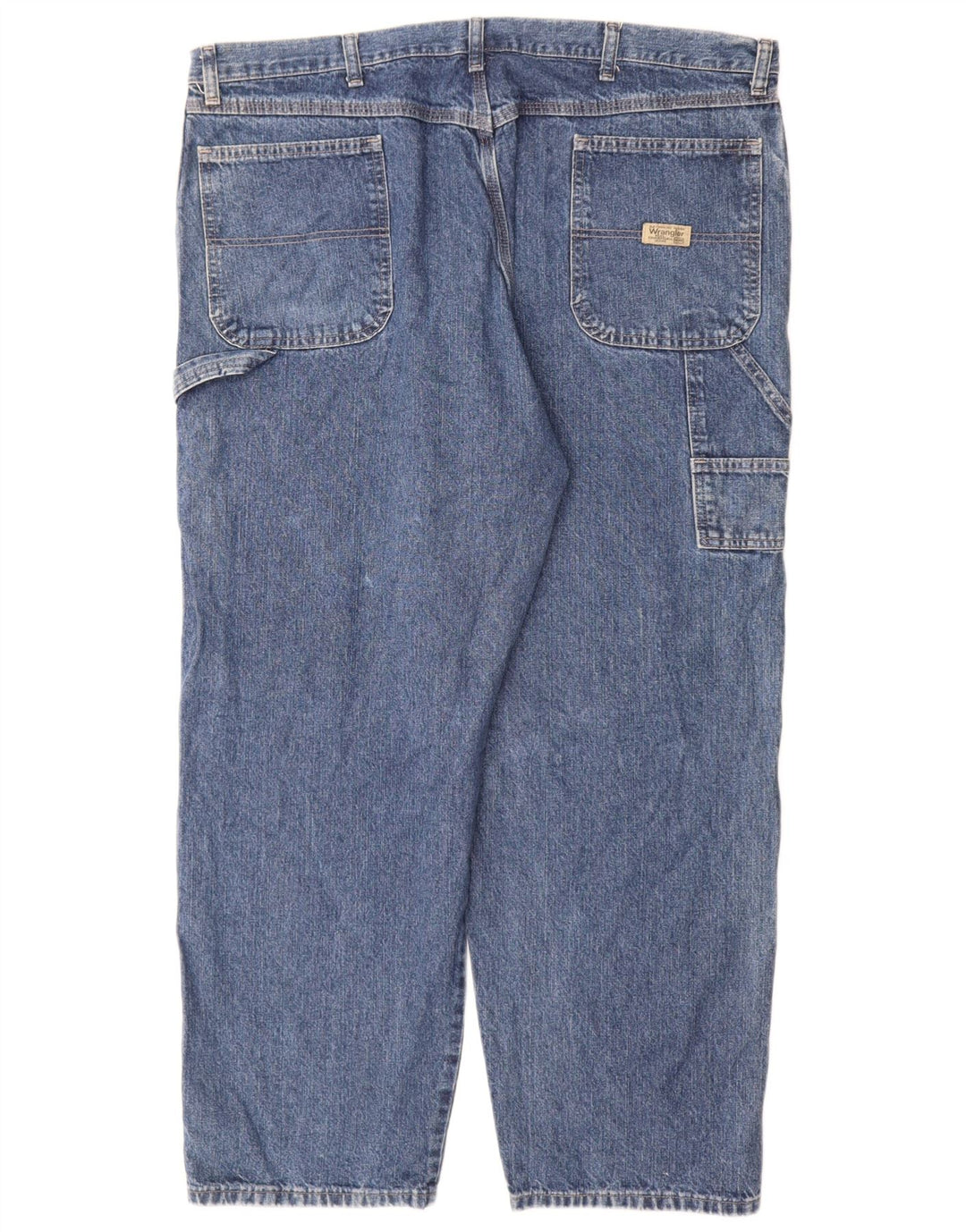 Blugi drepti pentru bărbați Wrangler W42 L30, bumbac albastru
