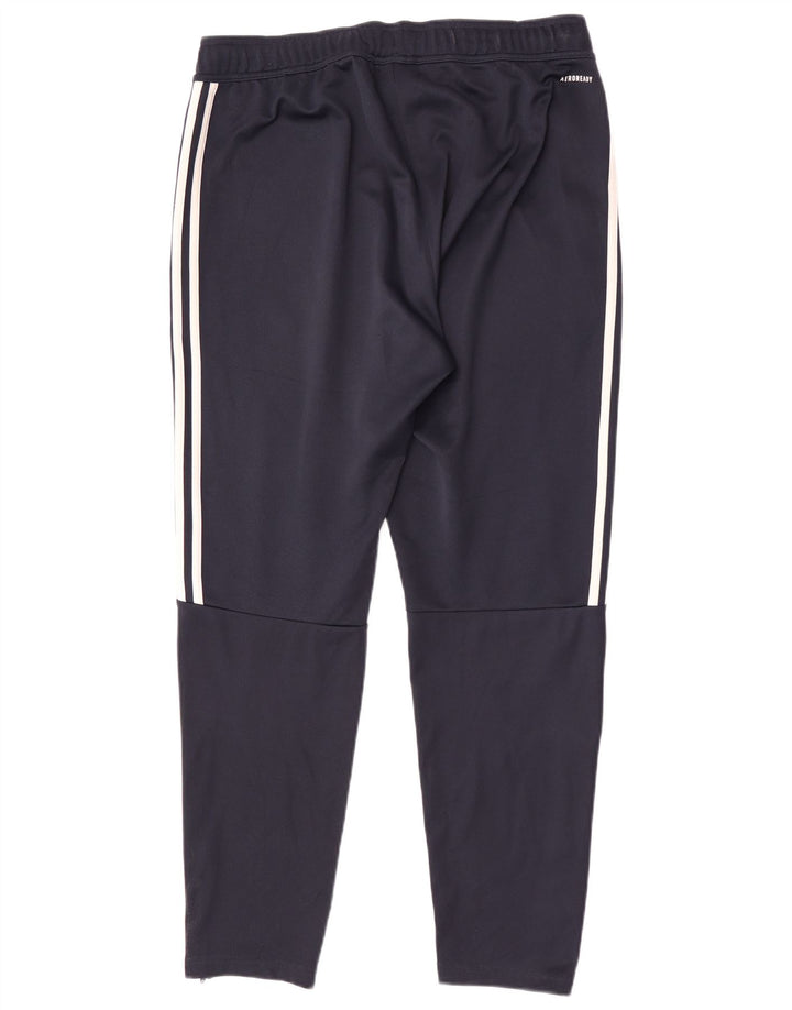 Pantaloni de trening Adidas pentru bărbați, mari, albastru, poliester
