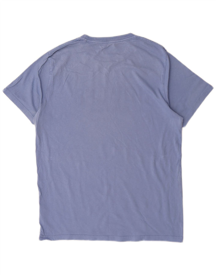 Tricou grafic pentru bărbați Joules Top din bumbac albastru mediu