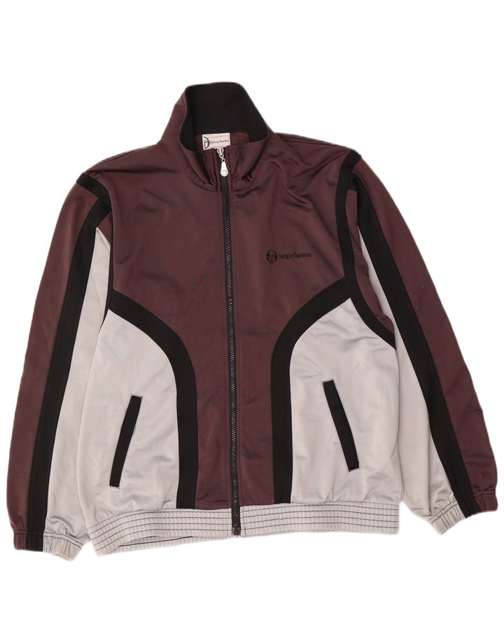Jachetă de trening pentru bărbați Sergio Tacchini IT 46 Small Brown Colorblock