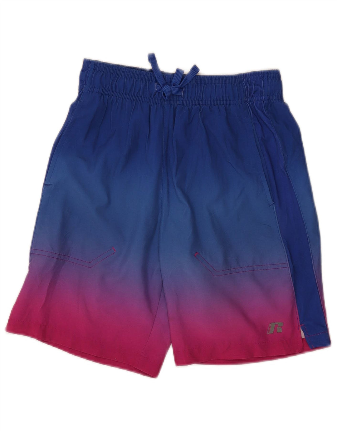 RUSSELL ATHLETIC Pantaloni scurți sport Dri-Power pentru băieți 10-11 ani, mari, albastru