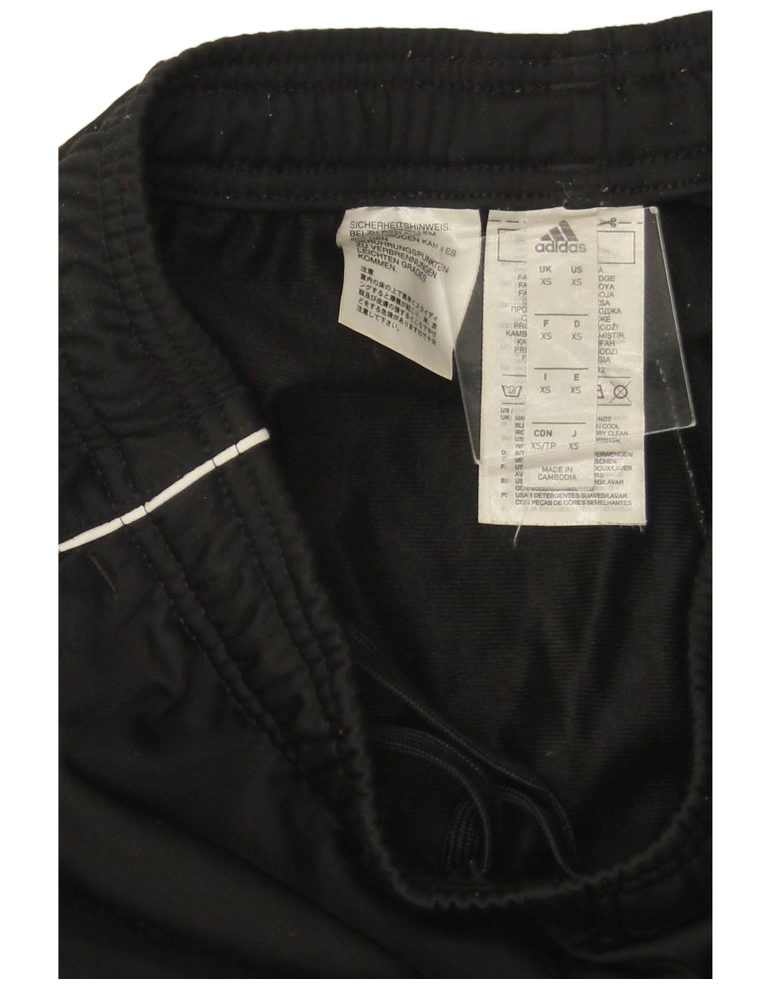 Pantaloni de trening pentru bărbați ADIDAS Joggeri XS Poliester negru