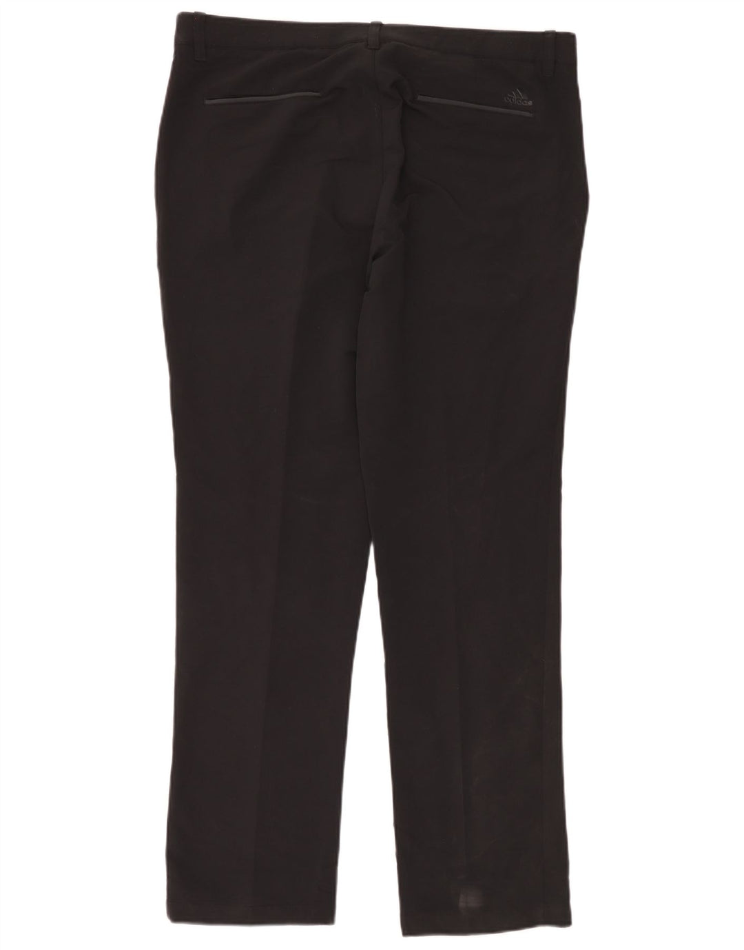 Pantaloni chino drepți pentru bărbați Adidas W36 L32 poliester negru
