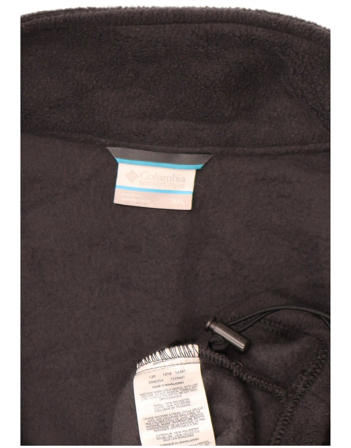 Jachetă din lână COLUMBIA pentru bărbați UK 44 2XL Poliester negru