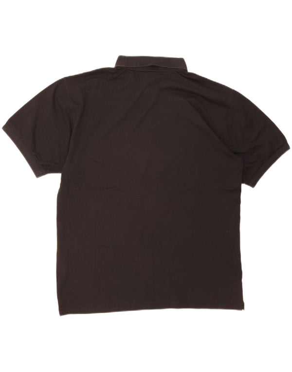 Tricou polo pentru bărbați Champion 2XL bumbac negru
