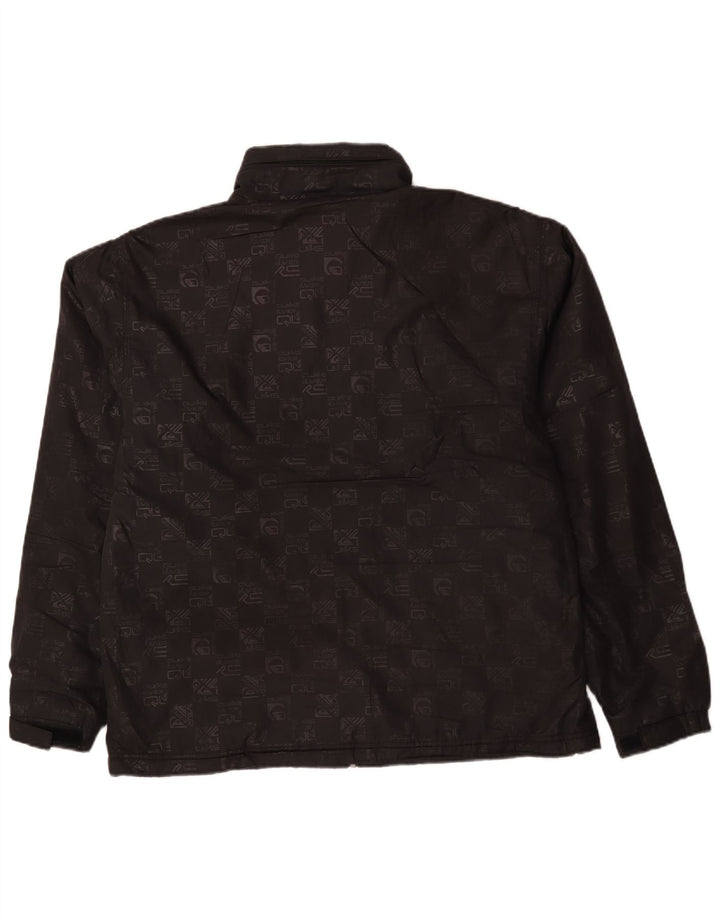 Jachetă de trening cu glugă Quiksilver pentru bărbați, XL, poliester negru