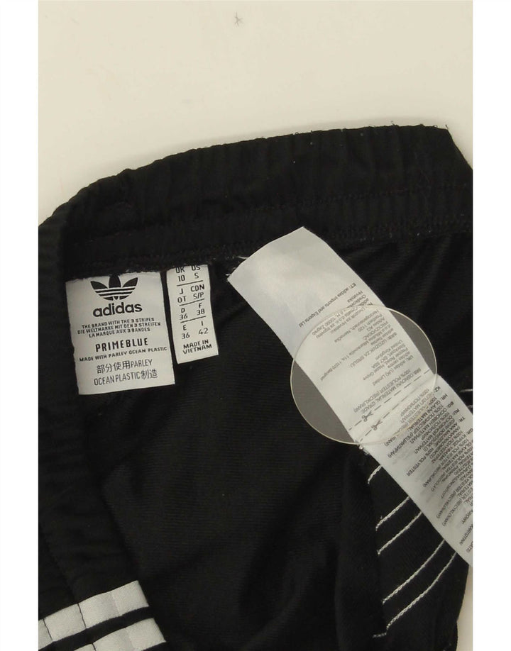 Pantaloni de trening Adidas pentru femei UK 10 Poliester negru mic