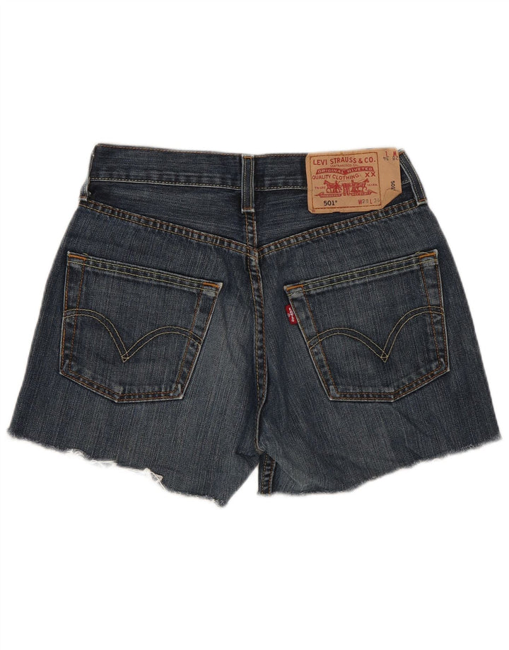 Pantaloni scurți Levi's 501 Denim W28 Medium Blue Bumbac