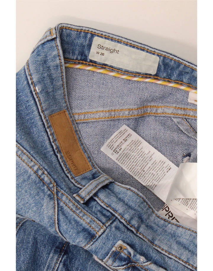 Pantaloni drepti pentru femei ESPRIT L26 L26 Bumbac albastru