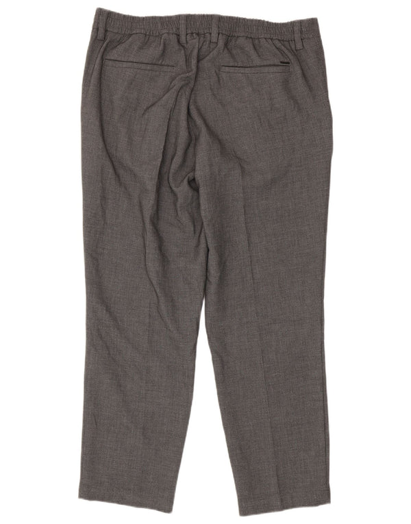 Pantaloni chino drepți pentru bărbați Mac W38 L28 poliester gri