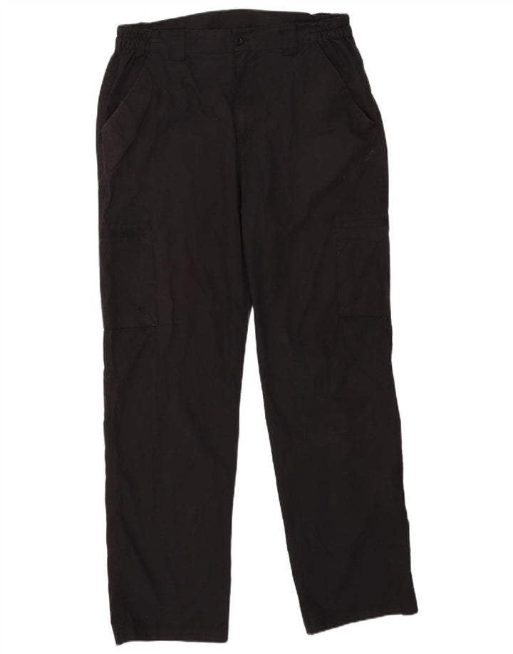 Pantaloni cargo drepti pentru bărbați Mountain Warehouse L34 L32 Poliester negru