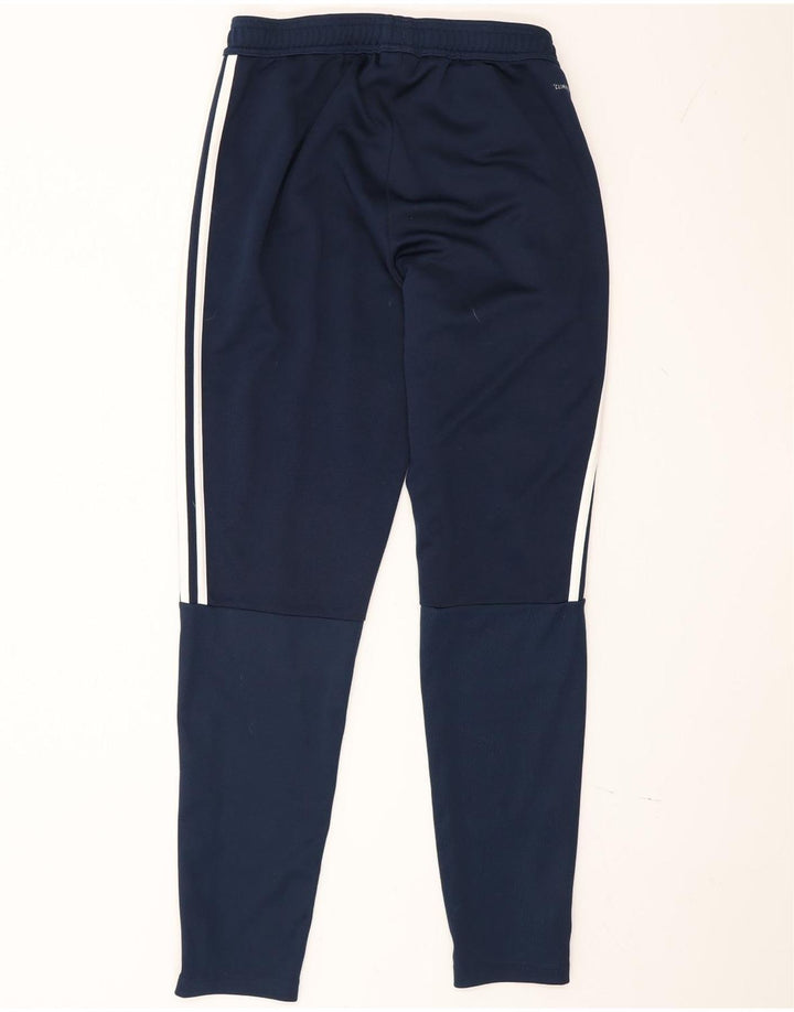 Pantaloni de trening Adidas pentru bărbați, poliester mediu albastru bleumarin
