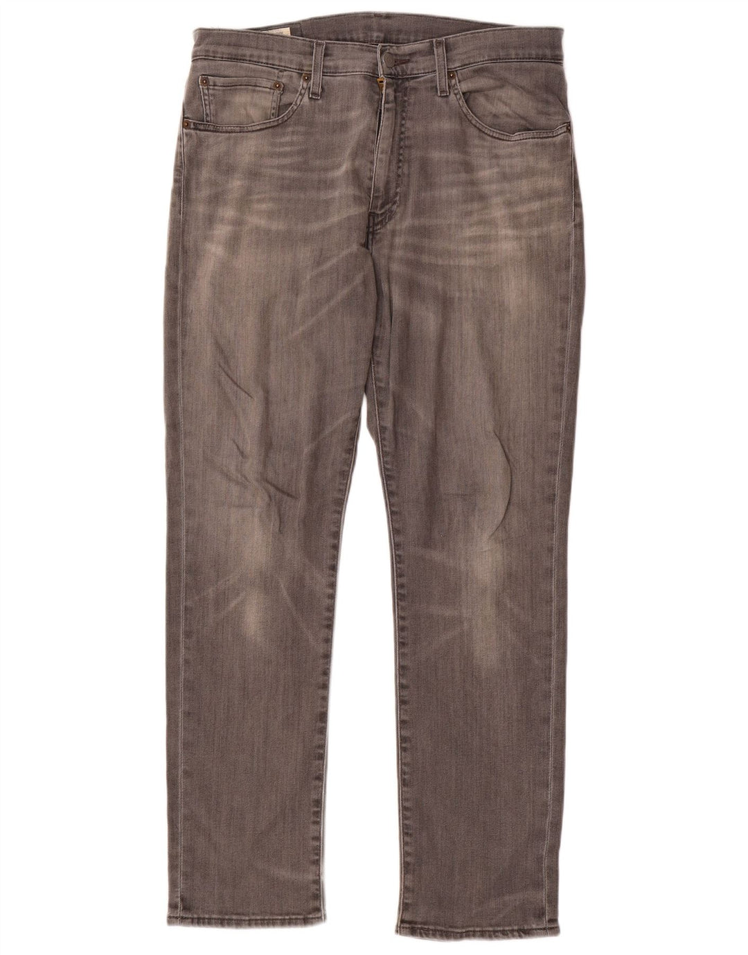 Blugi drepti pentru bărbați Levi's W34 L30 bumbac gri