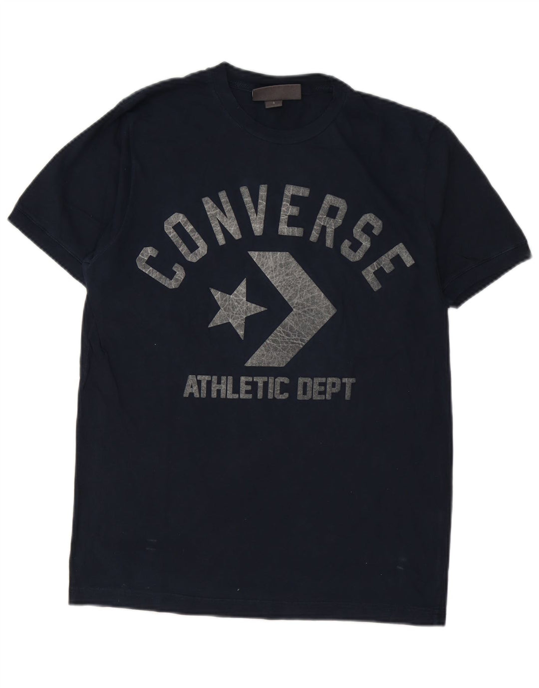Tricou grafic Converse pentru bărbați Top mic din bumbac bleumarin