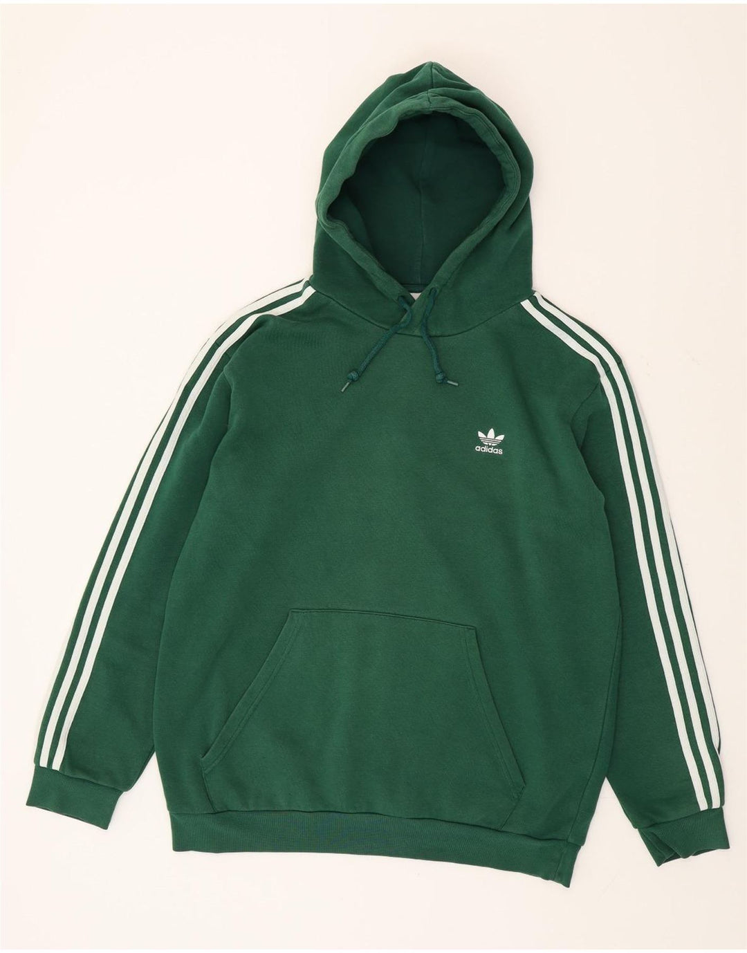 Pulover Adidas pentru bărbați, bumbac verde mare