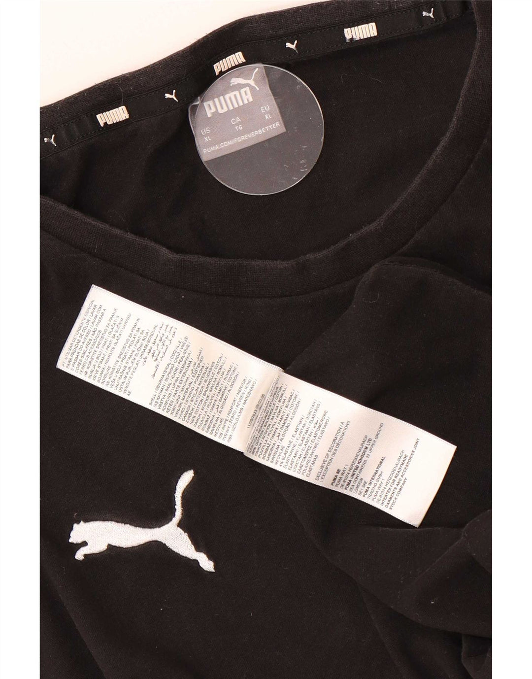Tricou pentru bărbați Puma Top XL bumbac negru