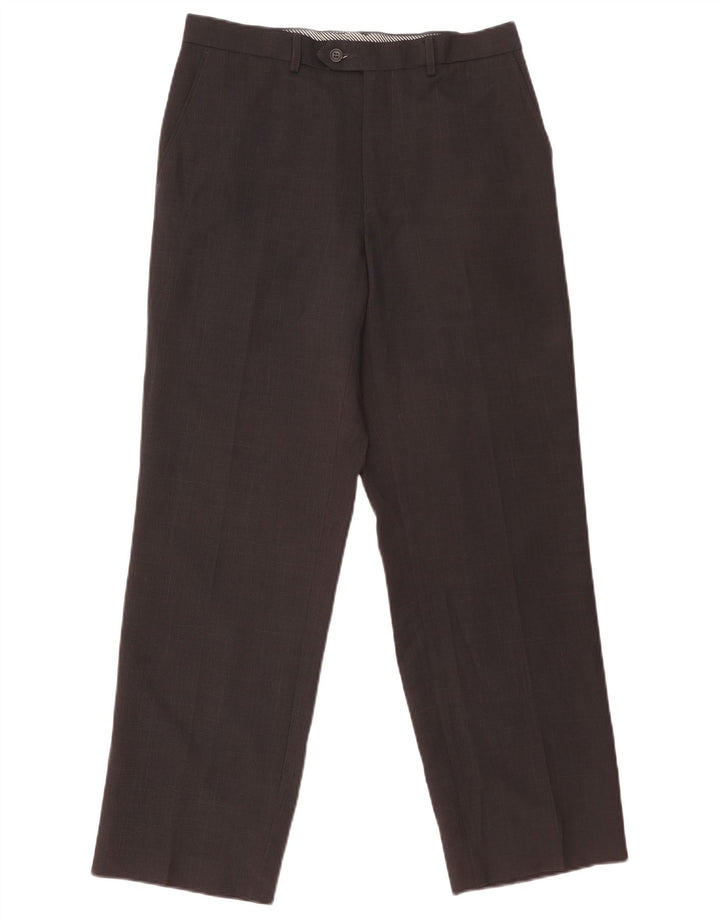 Marks & Spencer Pantaloni drepți pentru bărbați W34 L31 negri