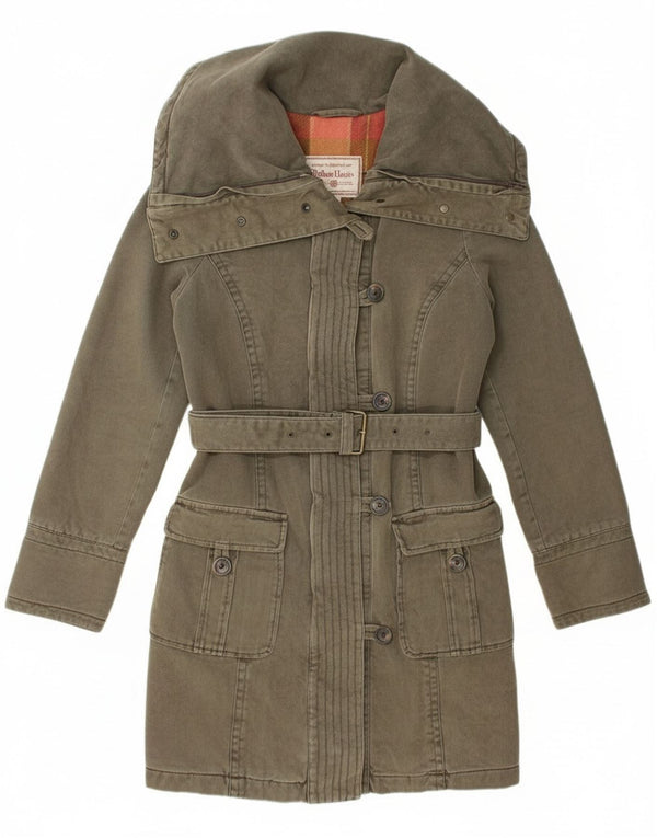 Palton Marlboro Classics pentru femei UK 12, bumbac verde mediu