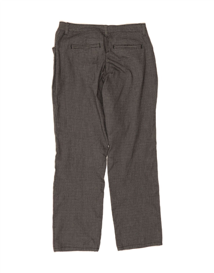 LEE Womens Straight Casual Trousers US 10 Large W32 L29 Grey Check Vintage Lee and Second-Hand Lee from Messina Hembry 