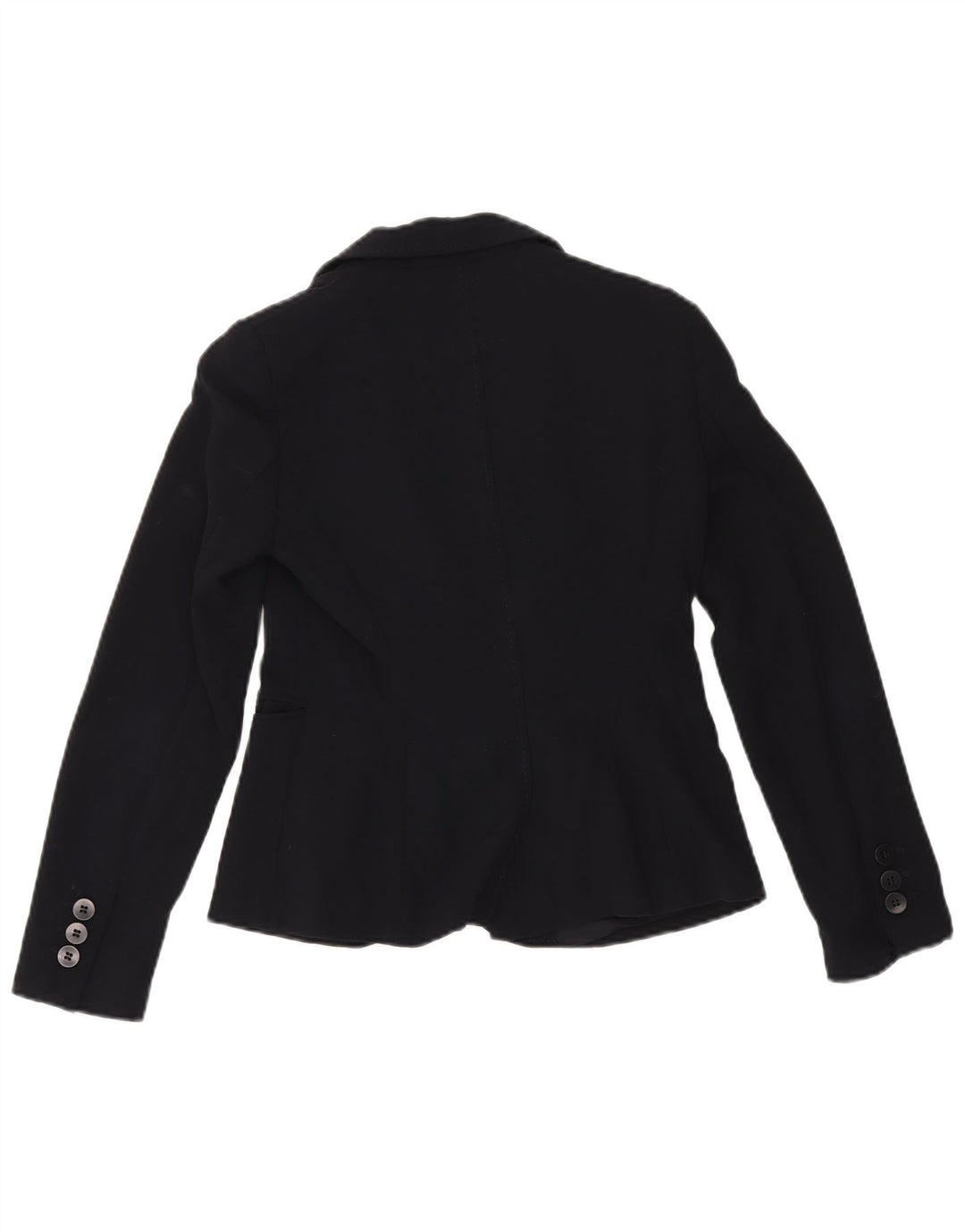 Jachetă Blazer pentru femei Emporio Armani cu 2 nasturi UK 8 Mic Bleumarin