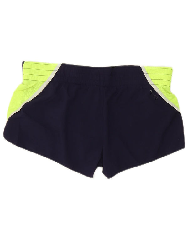 Pantaloni scurți sport obișnuiți pentru femei Nike UK 14, mediu bleumarin, sport blocuri de culoare