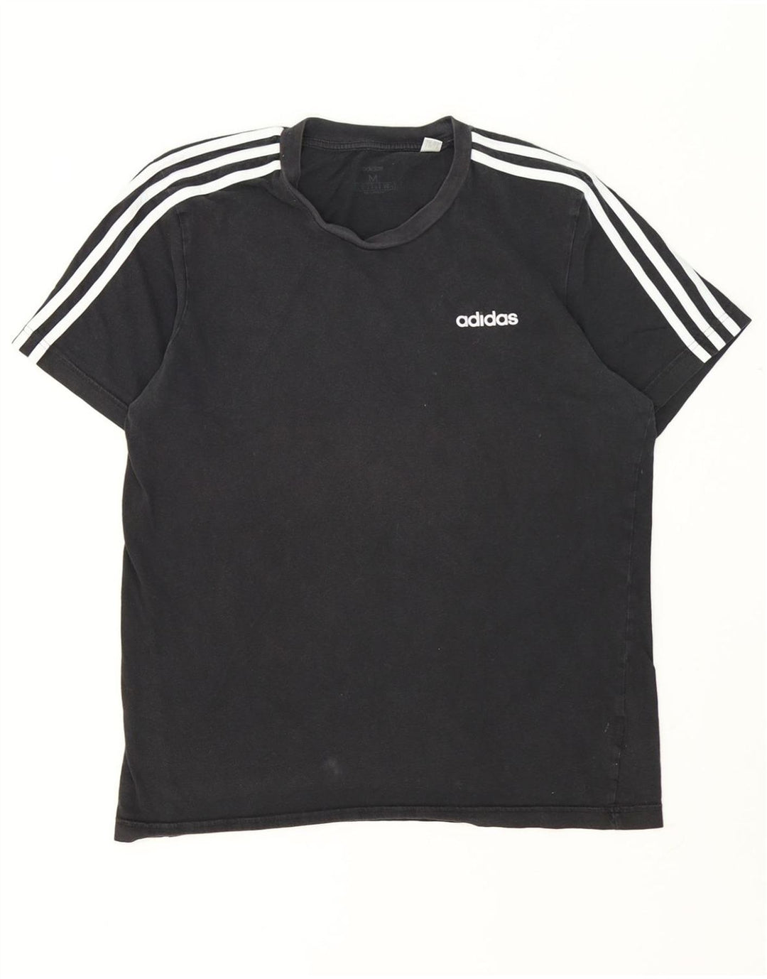 Tricou pentru bărbați Adidas Top Mediu Negru Bumbac
