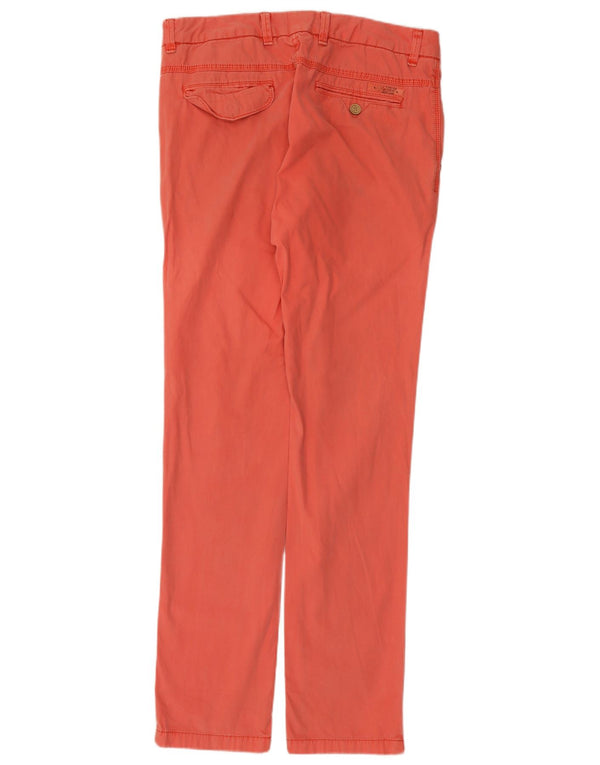Pantaloni chino drepți pentru bărbați Tommy Hilfiger L33 L34 bumbac roșu