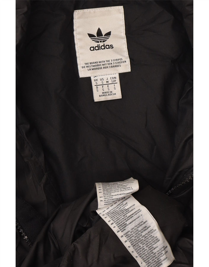 Gilet căptușit pentru femei ADIDAS UK 10, poliester negru mic