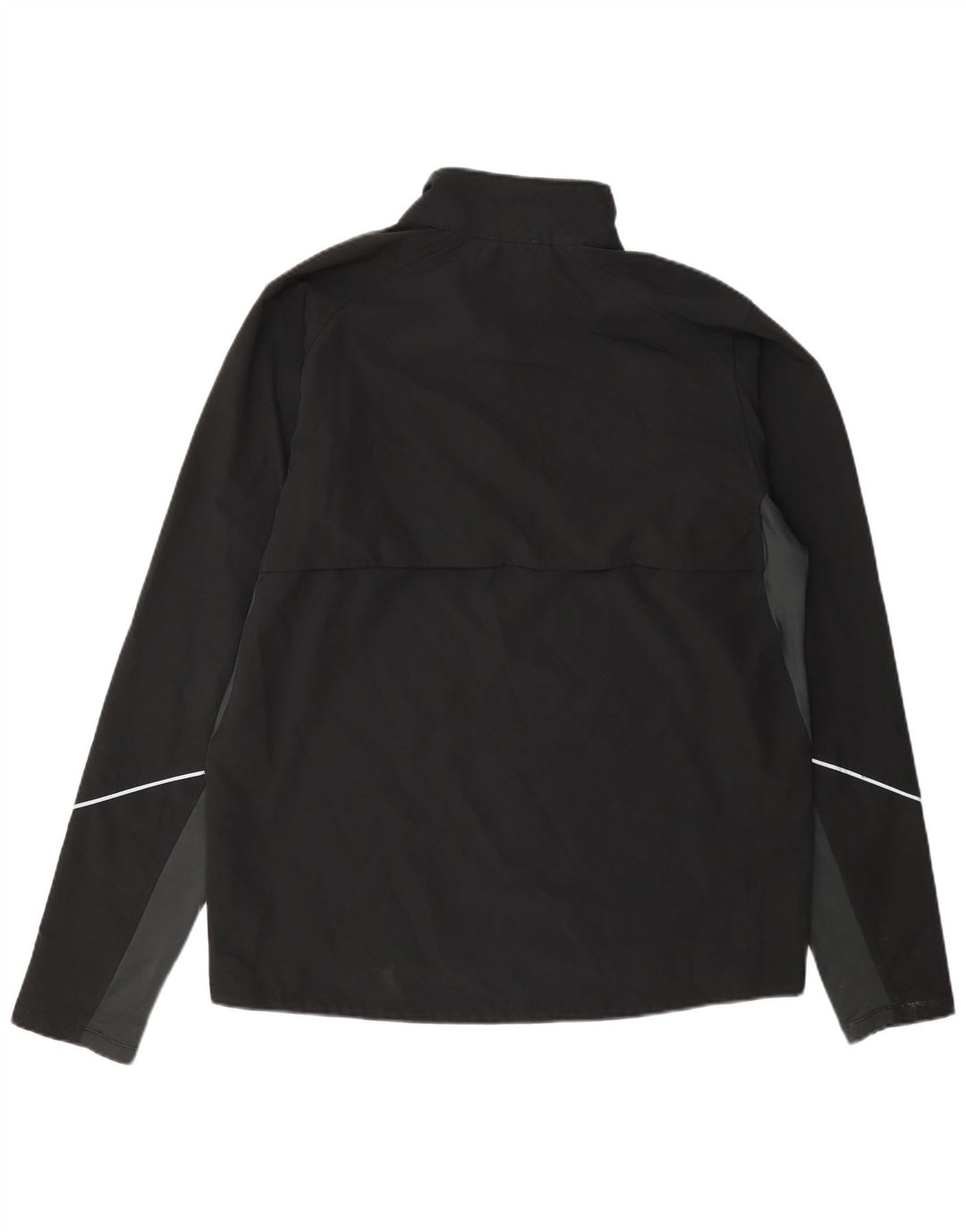 Top de trening The North Face pentru bărbați, cu fermoar și gât, color block, negru