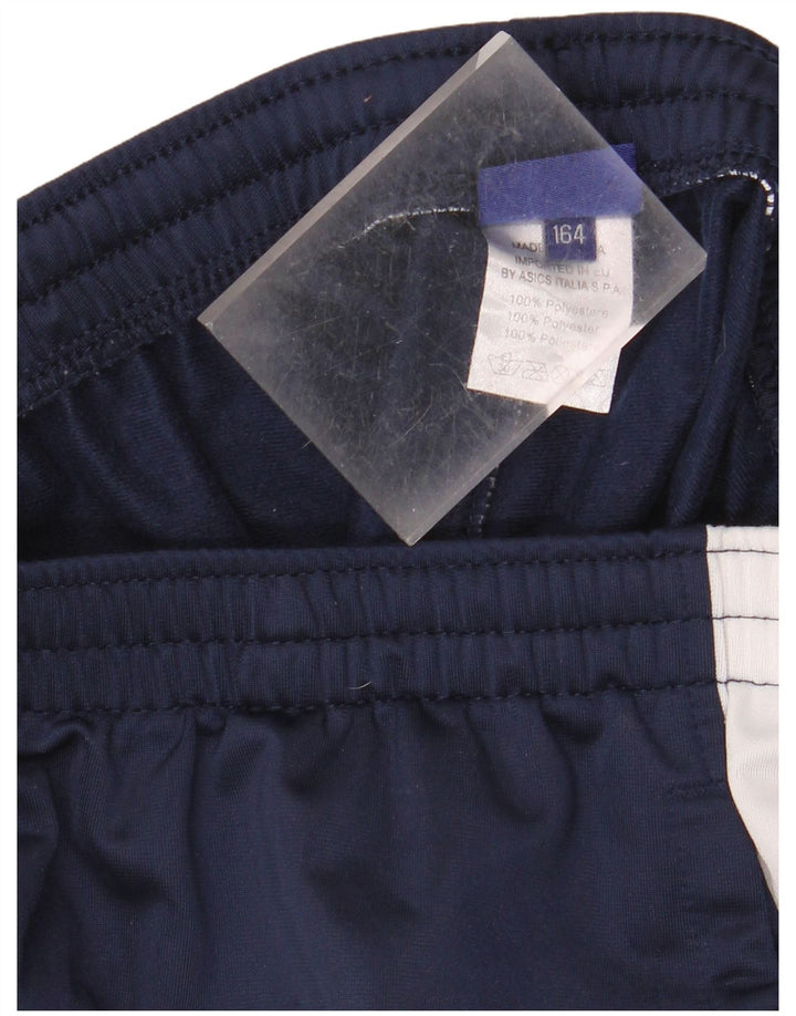 Pantaloni de trening Asics pentru baieti 13-14 ani bleumarin poliester color bloc