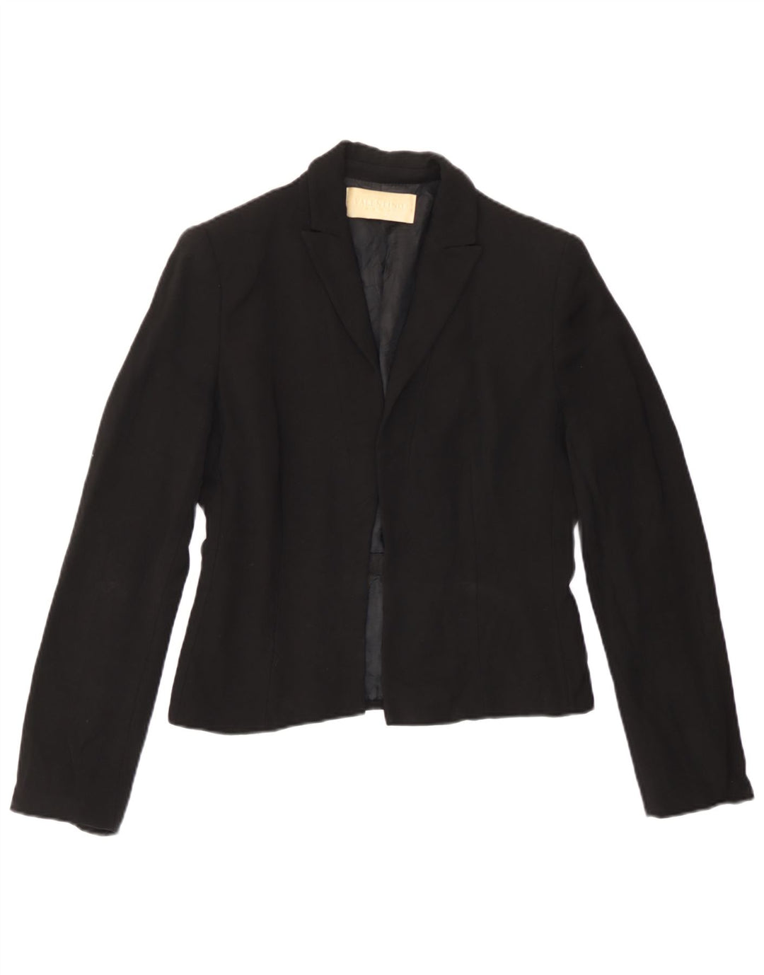 Jachetă Valentino pentru femei Roma Open Blazer UK 4 XS Lână neagră