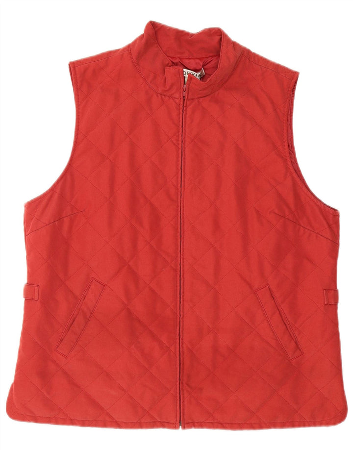 Orvis Gilet matlasat pentru femei UK 16, mare, roșu, poliester