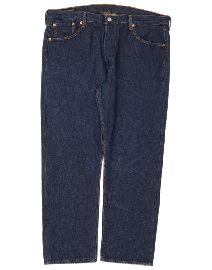 Blugi drepti pentru bărbați Levi's 501 W42 L32 Bumbac albastru