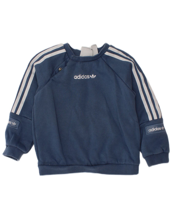 Trening complet Adidas Baby Boys Graphic 12-18 Luni Bumbac Albastru