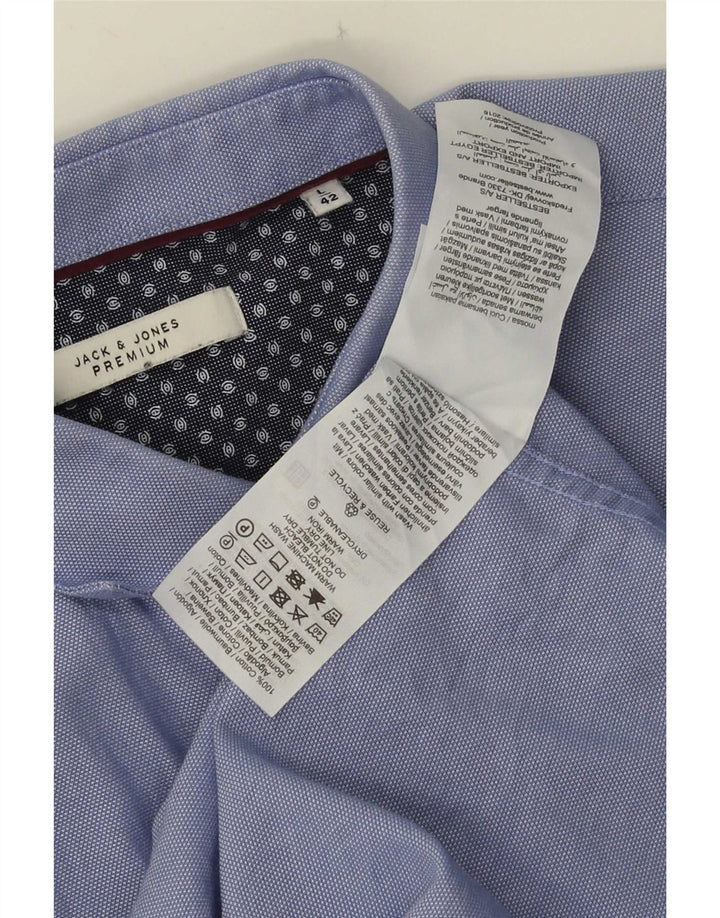 Cămașă pentru bărbați Jack & Jones Mărimea 42 Bumbac albastru mare